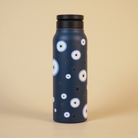 Evil Eye Print Stainless Steel Water Bottle