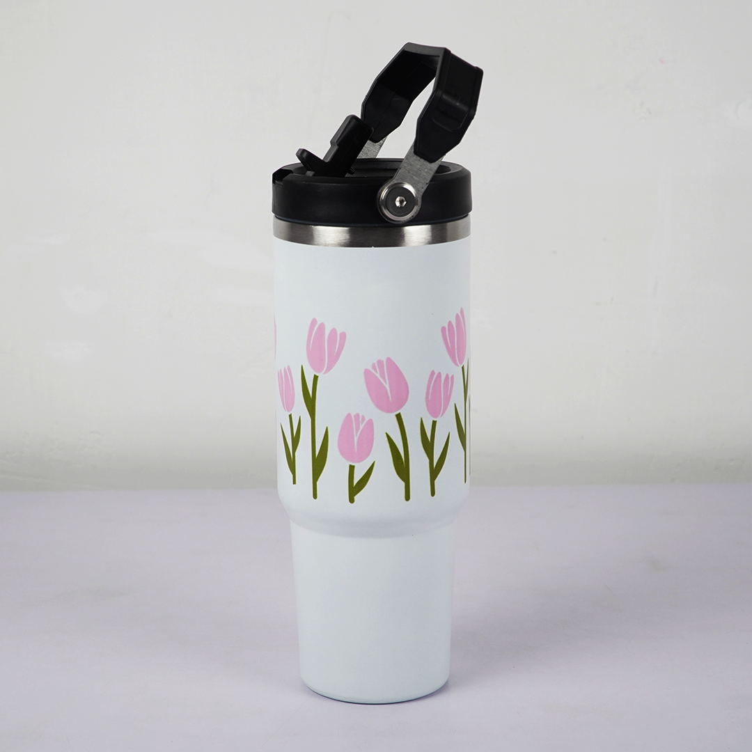 Tulip Floral Tumbler