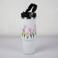 Tulip Floral Tumbler