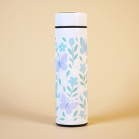 Butterfly Print Stainless Steel Water Bottle