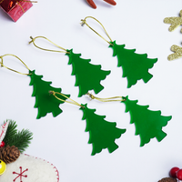 Christmas Tree Designed Christmas Hanging Ornaments – Set of 6