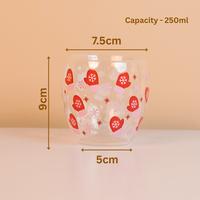 Set-2 Christmas Gloves  -Double Wall Glass Mug