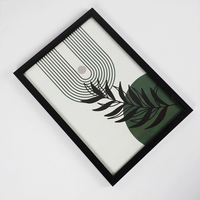 Minimalist Geometric Wall Art Frame Set-6 – Modern Botanical Abstract Wall Decor