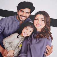 Personalized Family Photo Frame | Custom Cartoon Portrait Frame