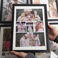 Personalized Wedding Photo Collage Frame | Custom Couple Memory Frame