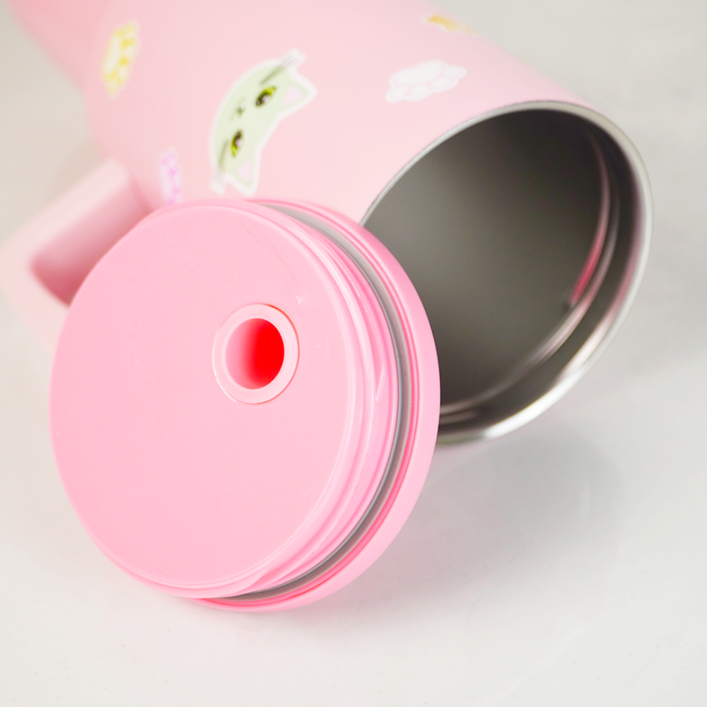 Kitty Charm Insulated Leakproof Tumbler