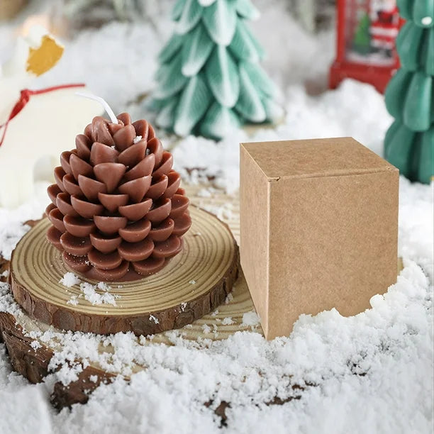 Pine Cone Candle - Pack of 3