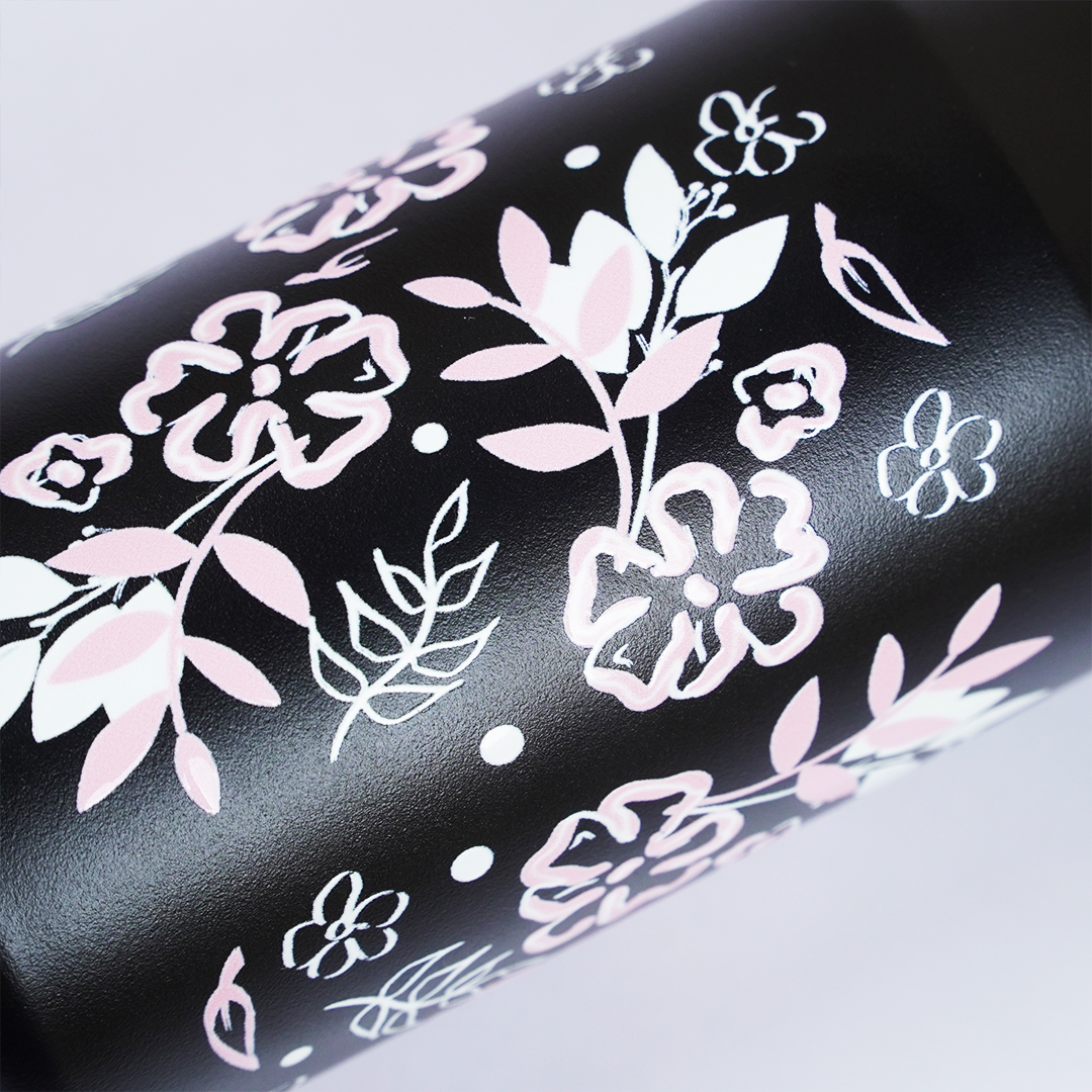 Floral Printed Stainless Steel Water Bottle