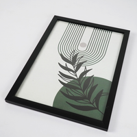 Minimalist Geometric Wall Art Frame Set-6 – Modern Botanical Abstract Wall Decor