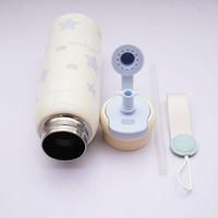Cute Bear & Star Stainless Steel Sipper Bottle