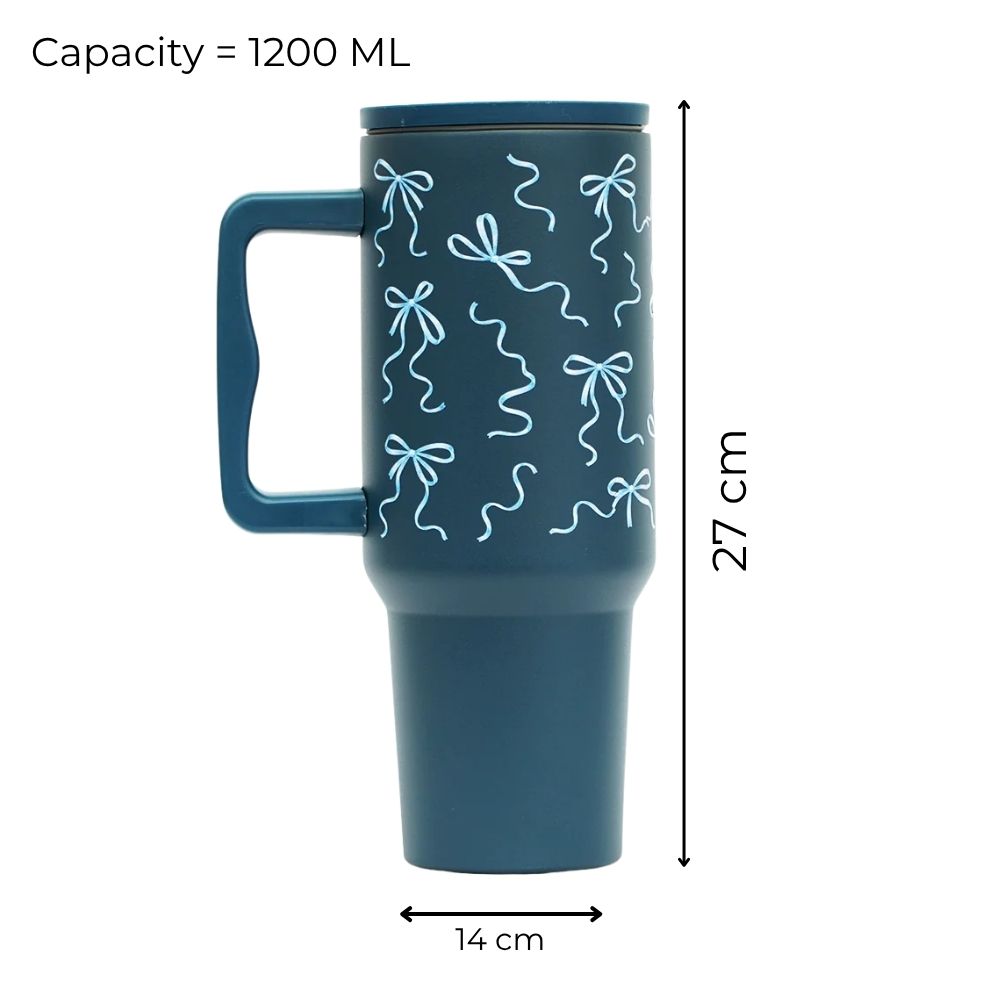 Blue  Bow Tumbler