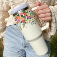 BotaniCup Tumbler with Straw & Lid