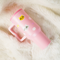 Kitty Charm Insulated Leakproof Tumbler