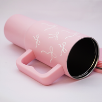 Blush Bloom Print Stainless Steel Insulated Tumbler