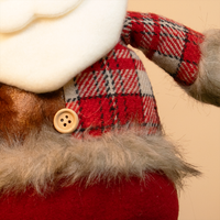 Christmas Plush Santa Doll – Cute Standing Santa Decoration