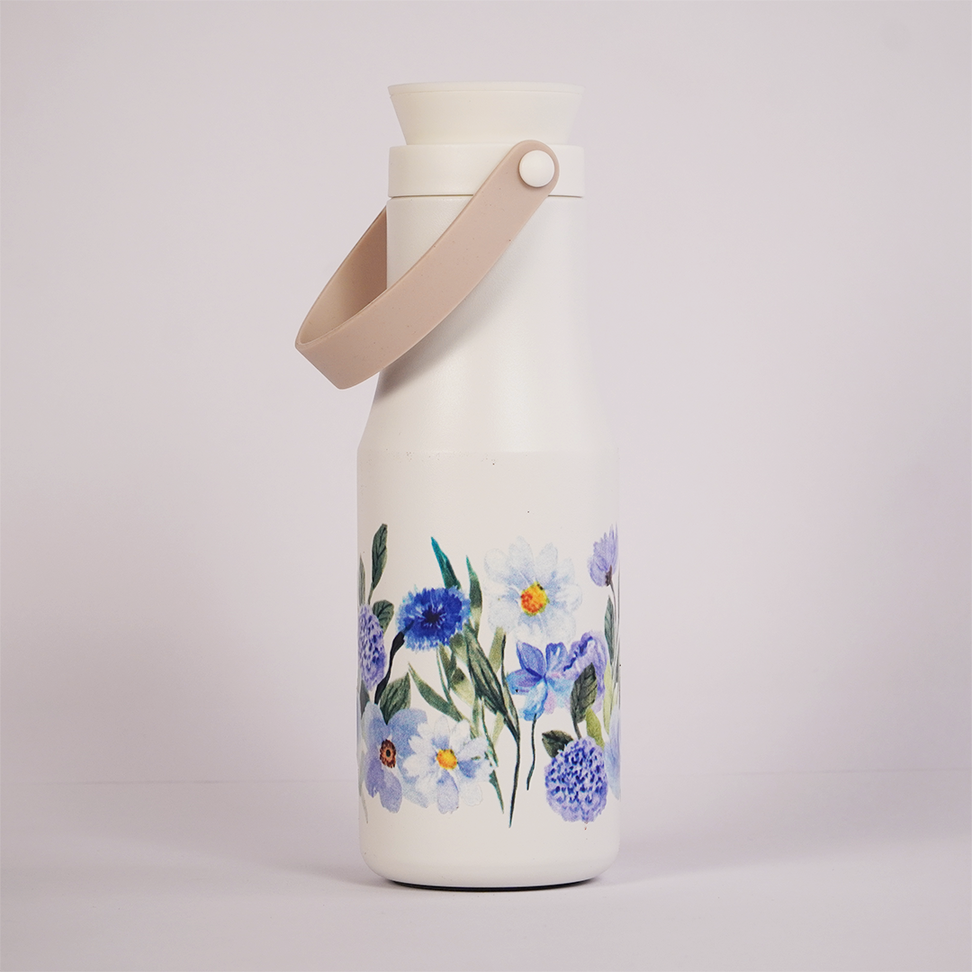 Blue Meadow Bottle — Leakproof & Insulated