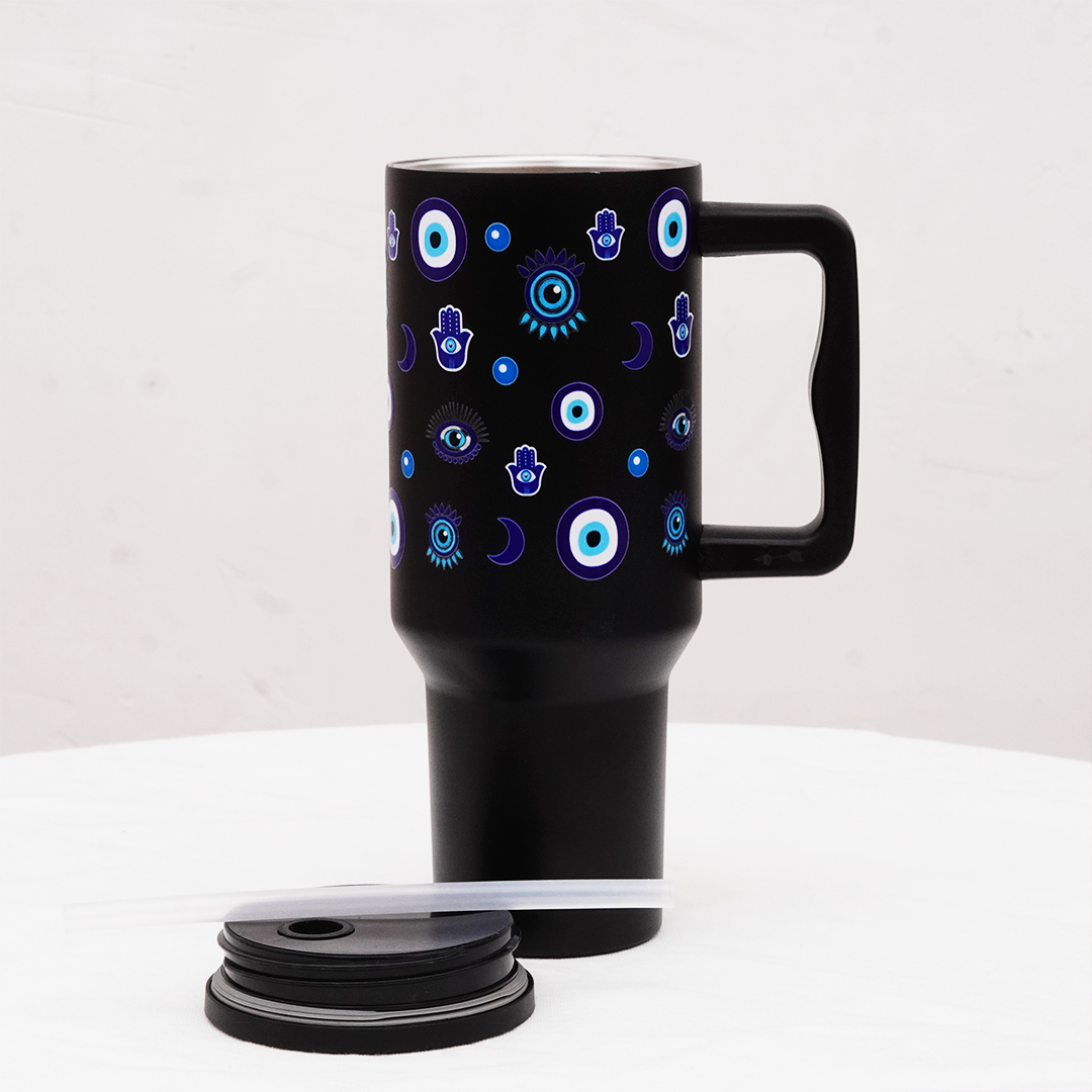 Good Vibes Only Tumbler – Evil Eye Designed Tumbler