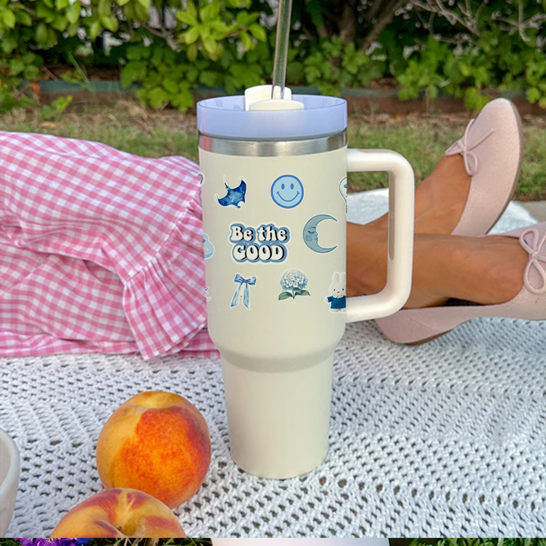 Sticker Splash Aqua Daydream Tumbler