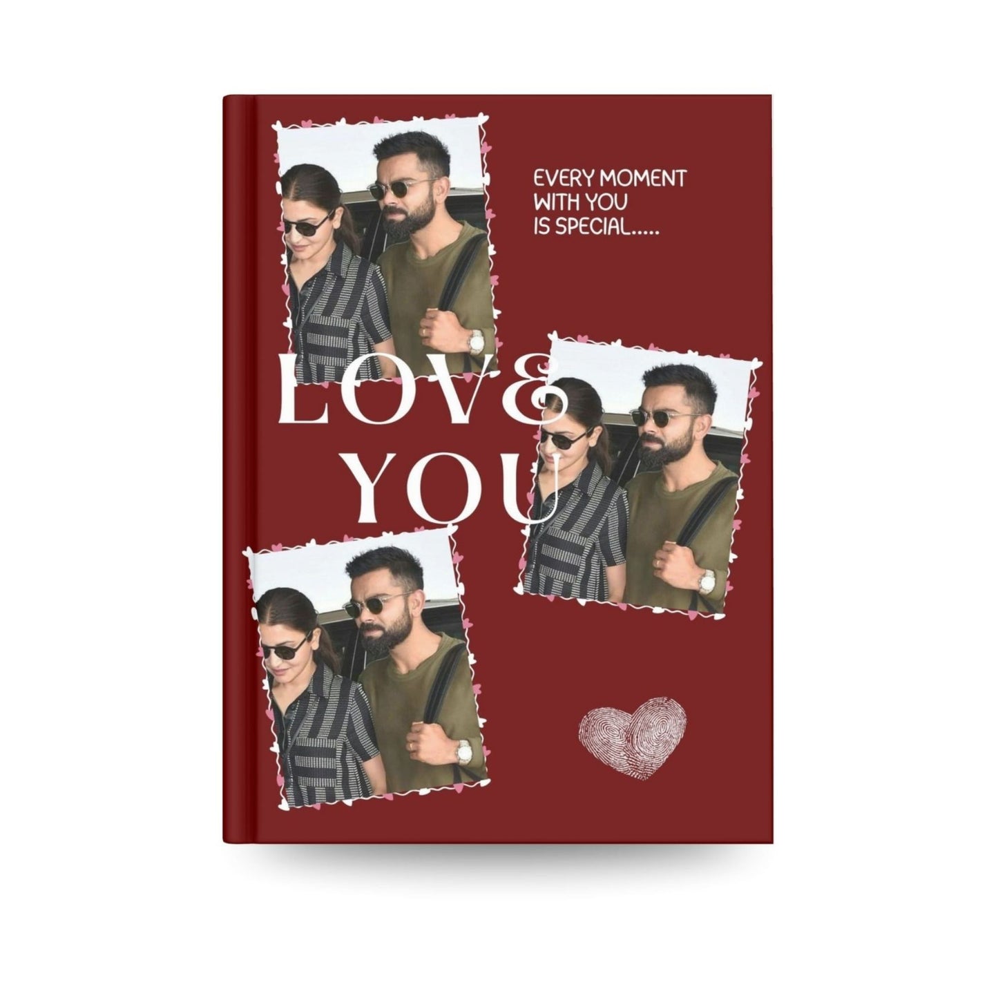 Custom Love You Photo Album for Couples