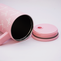 Blush Bloom Print Stainless Steel Insulated Tumbler