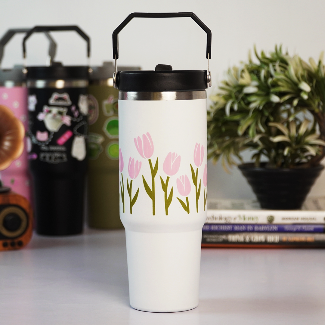Tulip Floral Tumbler