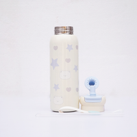 Cute Bear & Star Stainless Steel Sipper Bottle