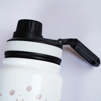 Space Theme Stainless Steel Water Bottle