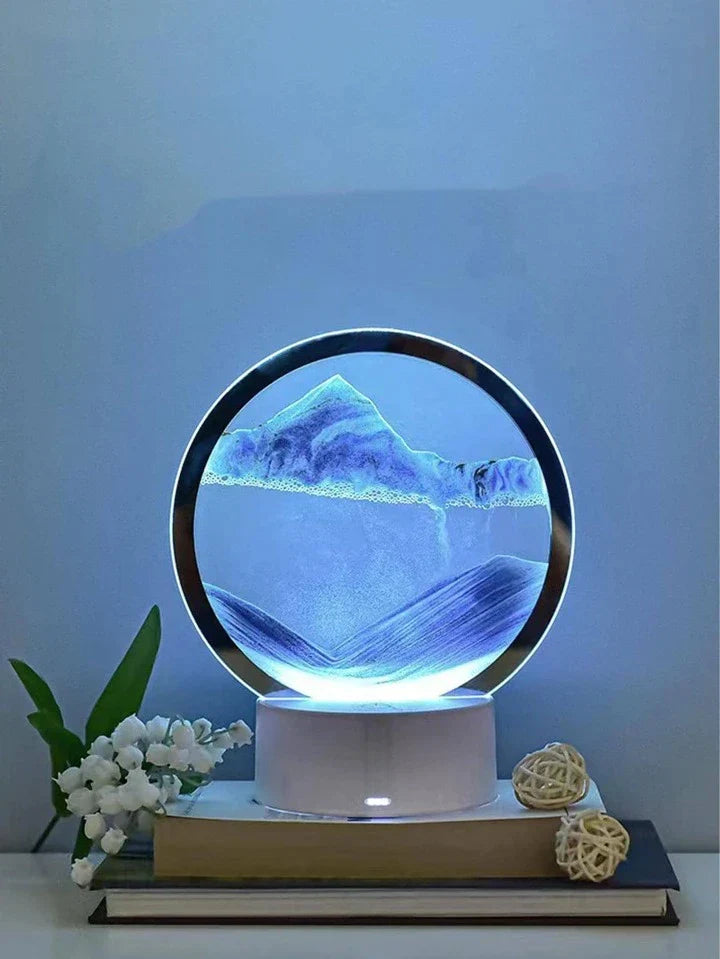 LED Sandart scascape for home decor , room decor and gifting 