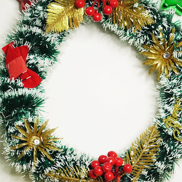 Elegant Christmas Decorative Wreath