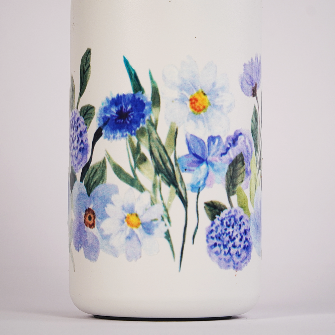 Blue Meadow Bottle — Leakproof & Insulated