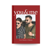 You & Me Personalized Photo Book | Custom Couple Memory Album | Anniversary, Wedding & Romantic Gift by Memories Insite