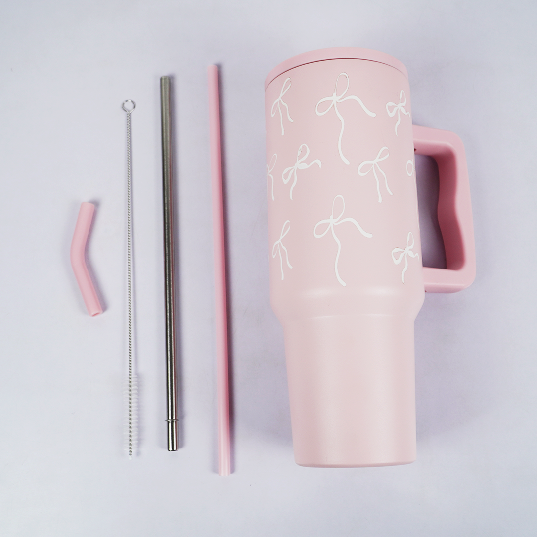 Blush Bloom Tumbler🎀