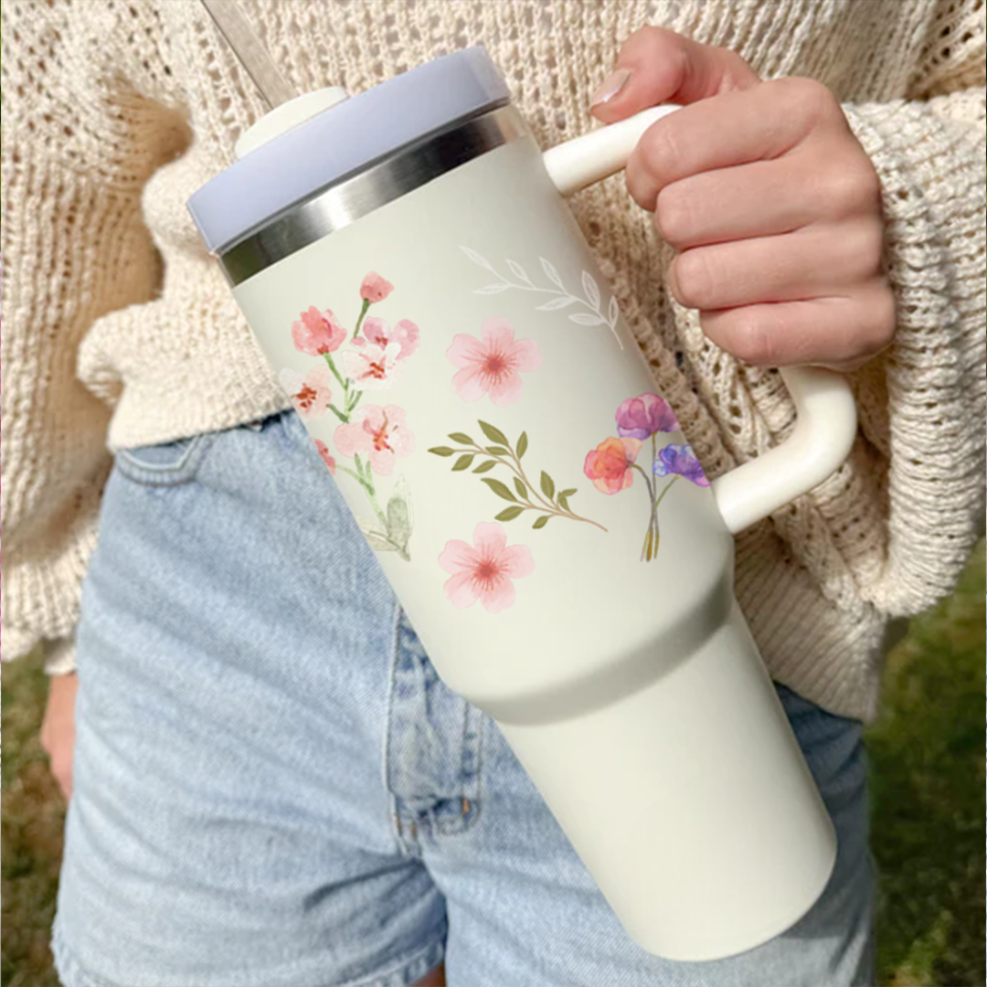 Blossom Floral Tumbler