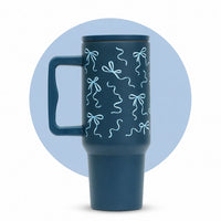 Blue  Bow Tumbler