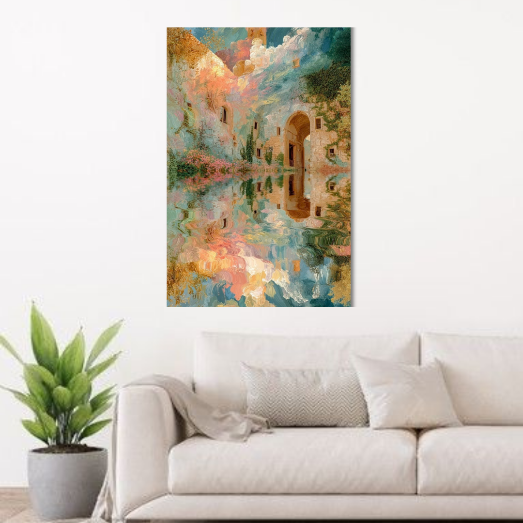 Pastel Landscape Canvas Wall Art