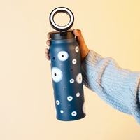 Evil Eye Print Stainless Steel Water Bottle