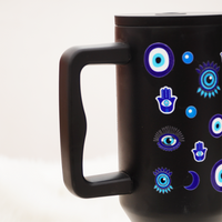 Good Vibes Only Tumbler – Evil Eye Designed Tumbler