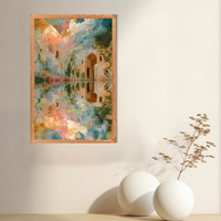 Pastel Landscape Canvas Wall Art