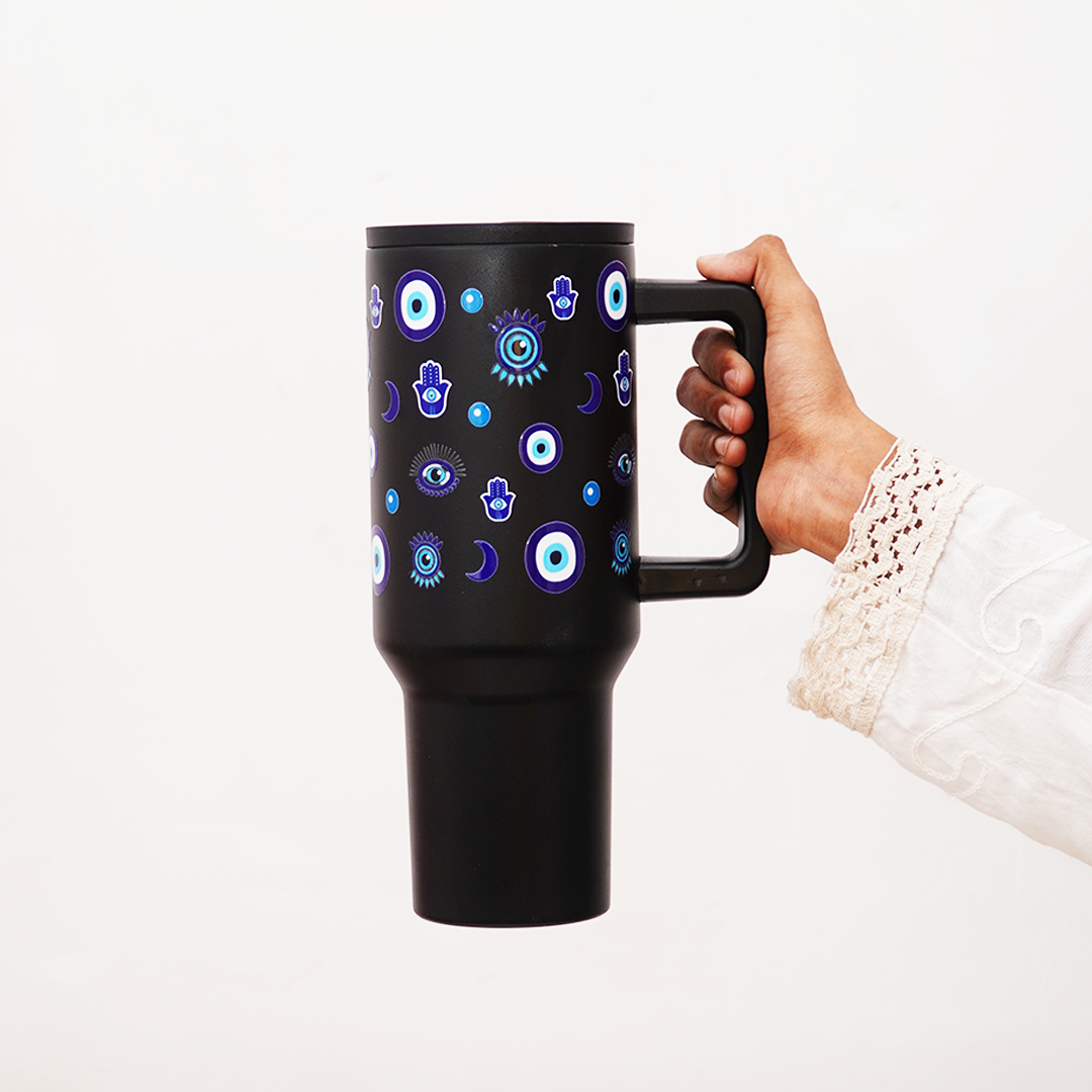 Good Vibes Only Tumbler – Evil Eye Designed Tumbler