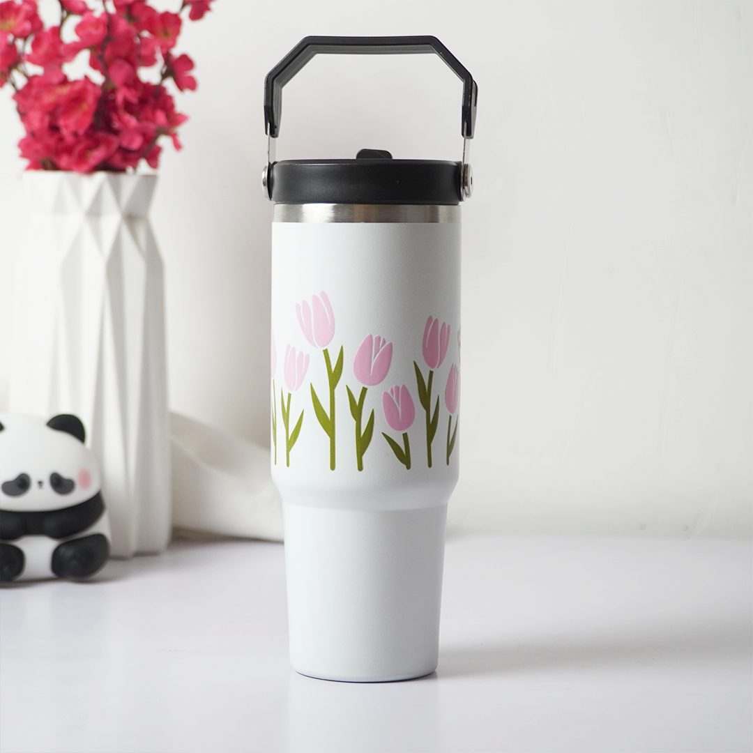 Tulip Floral Tumbler