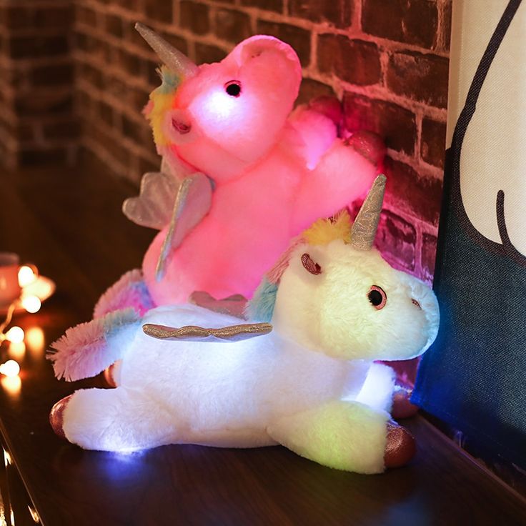 Magical Unicorn LED Light Plush Toy Pillow