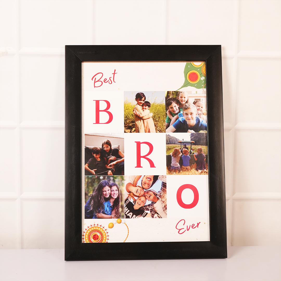Personalized  BEST BRO Brother Sister Photo Frame Gift