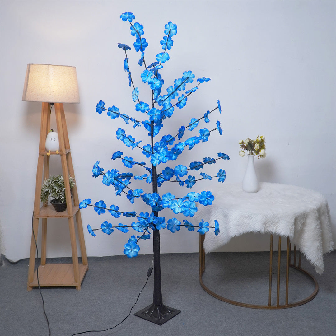 MEMORIES INSITE " Blue Blossom Tree Light "Decorative LED Tree for Home Decor Living Room Bedroom Festive Decoration