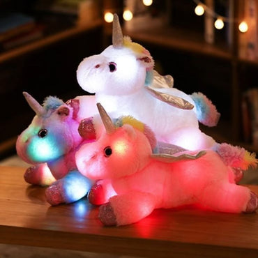 Magical Unicorn LED Light Plush Toy Pillow