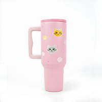 Kitty Charm Insulated Leakproof Tumbler