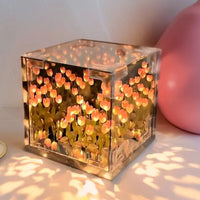 Tulip Cube Mirror Lamp