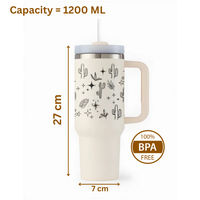 Minimal Boho Line Art Tumbler