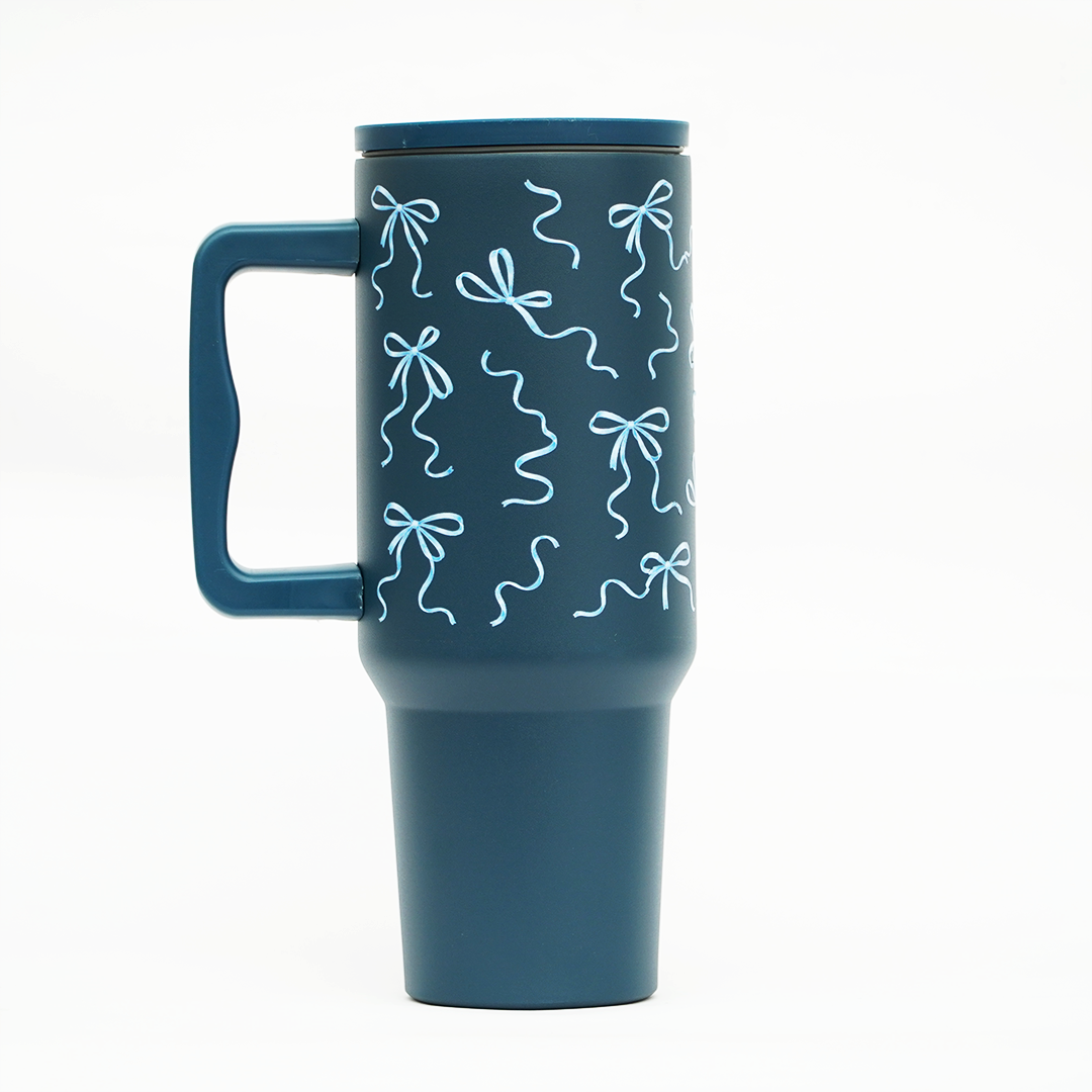 Blue  Stainless Steel Tumbler