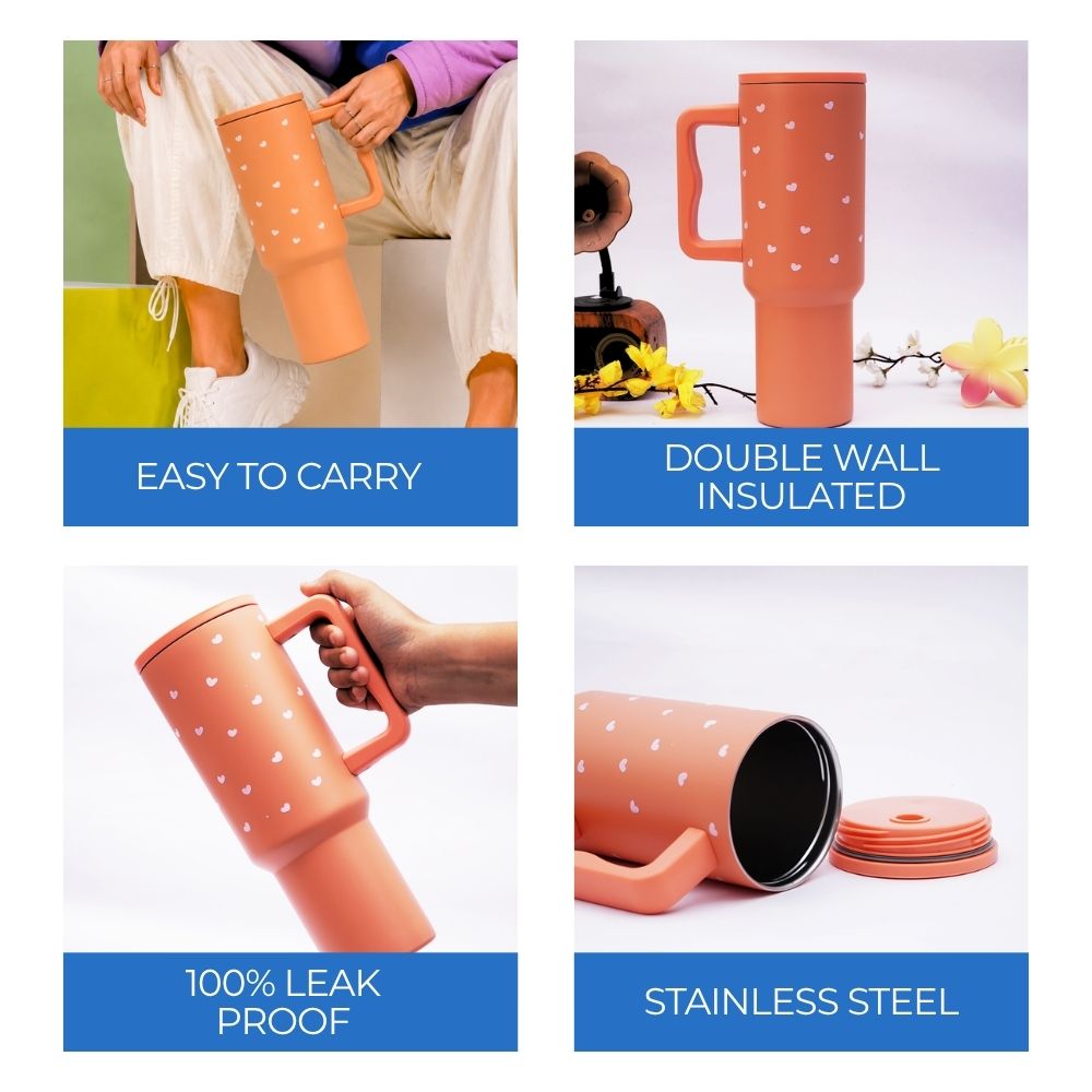 Peach Bliss™ 40oz Travel Tumbler