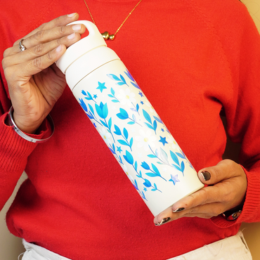 Floral Stainless Steel Insulated Tumbler